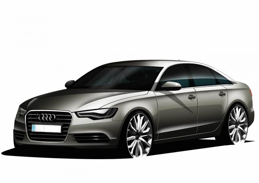 Эскиз Audi A6 3.0 TDI Sedan (4G, C7) 2011 года  (WW) (фото 54 из 74)